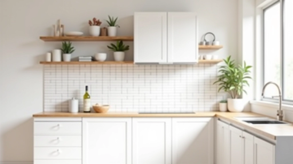 Cozinha funcional minimalista